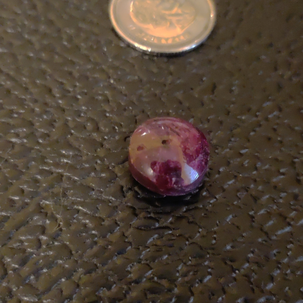 Natural Star Corundum Ruby Cabochon #17